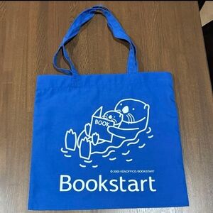 Bookstart Otter Navy Blue Tote Bag Shopping Bag
